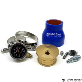 Turbo Boost Leak Testers 2.75" for 2.75" Turbo or Intake Pipe - Universal Test Kit - Test Upto 30 PSI - Premium - 6061 Aluminum - Restore Power!