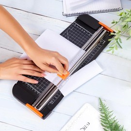 Pack of 8 paper cutter replacement blades, replacement blades, paper cutter, orange