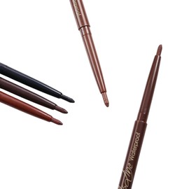 SUIKONE Eyeliner Gel Eyeliner Waterproof Eye Makeup Multicolor Unbreakable Cosmetics Long Lasting Brush Pencil Type Makeup (05# Gold Brown)