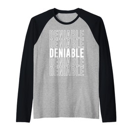 Deniable Raglan Baseball Tee