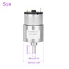 DMiotech Micro DC 12V 5RPM Geared Motor with Bracket Gear