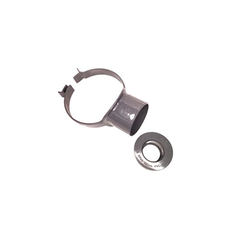 C - Soil Pipe Grey Strap Boss & 36mm Solvent