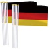 25 Pack Germany Handheld Small Flag,Mini German Hand Held Miniature