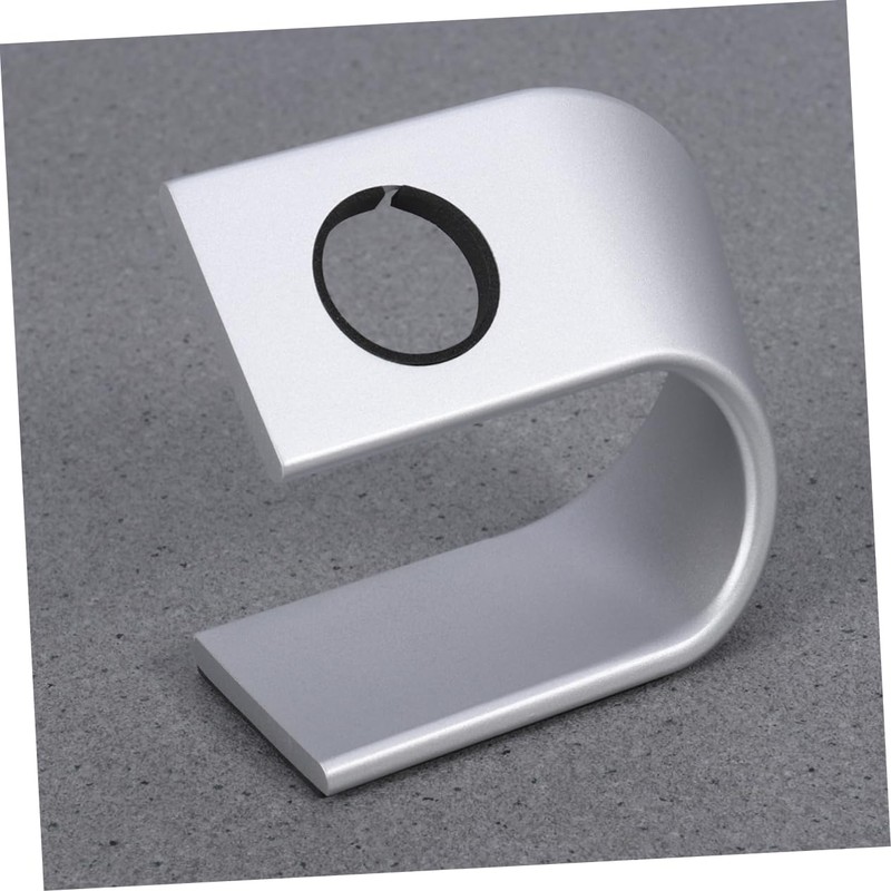 VILLFUL U-Shaped Watch Stand Silver Watch Cradle Holder Sturdy Non-Slip
