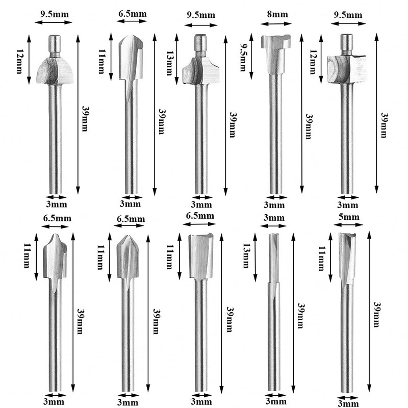 Bestgle Forstner Drill Bit Set Cutter Wood Drill Bit Set
