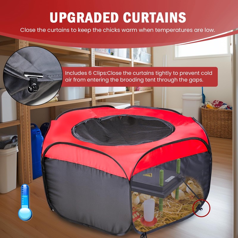 Tetuga Chicken Brooder Box for Chick Starter Kit - 10