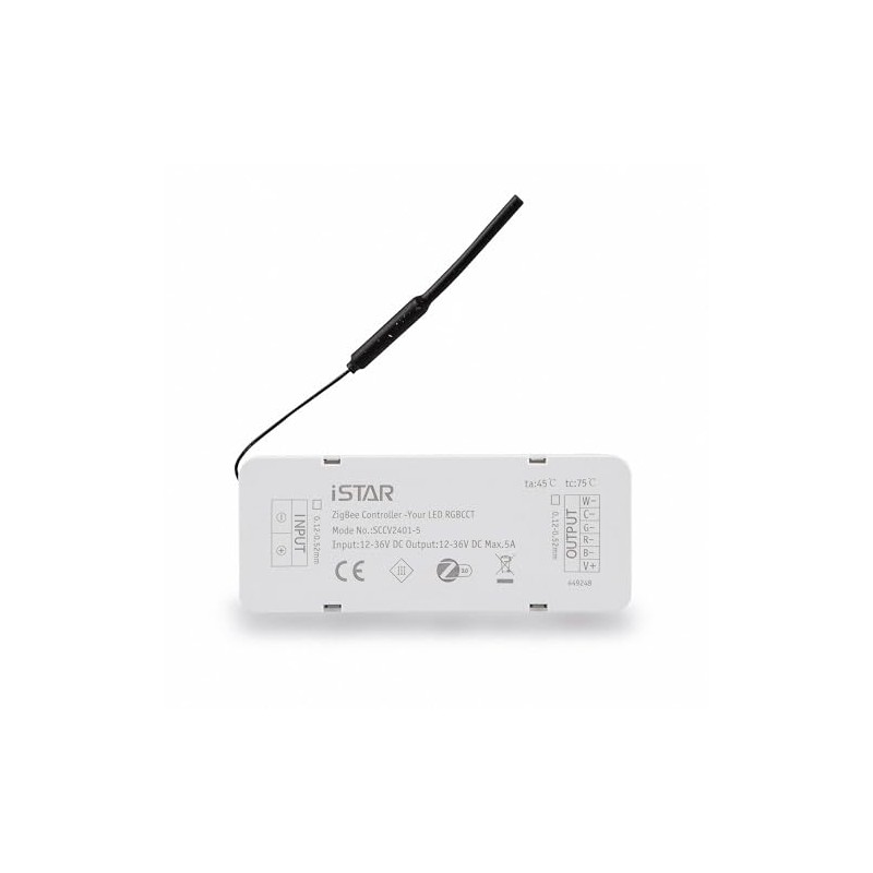 Mextronic Zigbee Controller Smarthome RGB + Tunable White Controller 12-36V