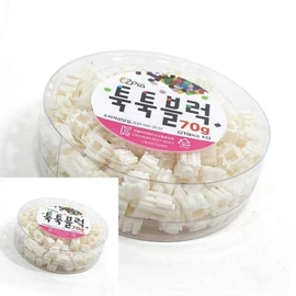 MF100 70G White Mini Blocks Children's Blocks Building Play Block DIY / MF100 70G 흰색 미니블록 어린이블록 만들기놀이 블록DIY