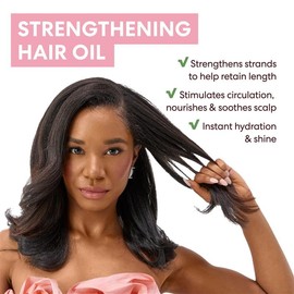 Palmer's Aceite para el cabello, aceite fortalecedor del cabello y el cuero cabelludo y menta de romero, 3.3 onzas líquidas, ayuda a estimular el crecimiento, hidrata y protege contra roturas, nutre las raíces secas, añade suavidad y brillo