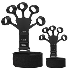 [Set of 2] Finger Power Improved Finger Trainer, Power Finger Grip Strength, Training, Adjustable Resistance, Grip Assistance, Hand Grip, Recovery, Grip Strength Trainer, Power Grip, Grip