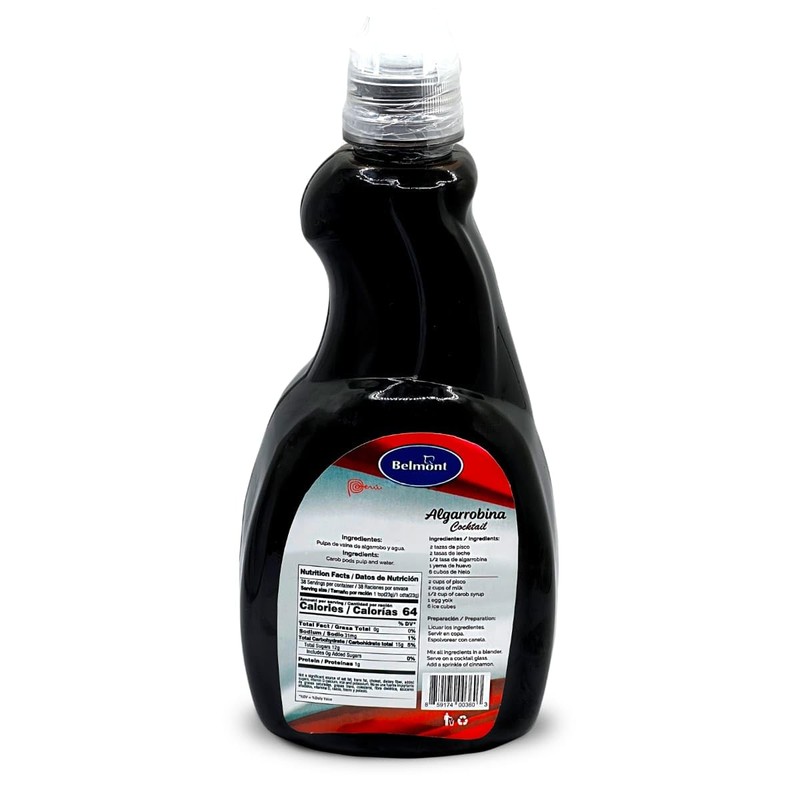 3 Bottles 28 oz of Belmont Carob Syrup | 3