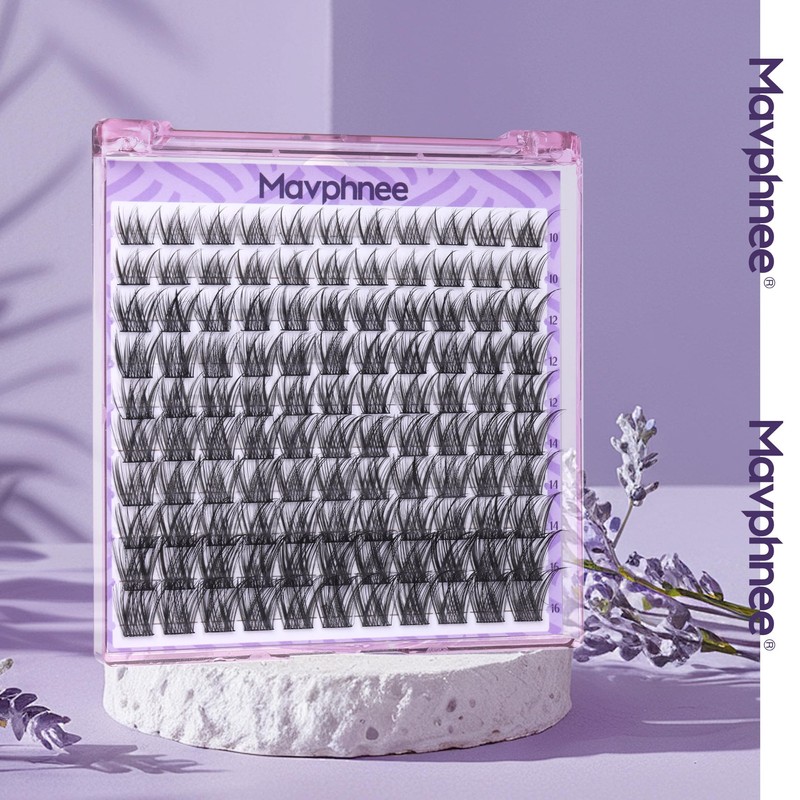 Mavphnee Wispy Lash Clusters Natural Eyelash Clusters 110 Pcs Cluster