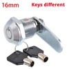 Bohaner Cam Lock 16mm Drawer Cabinet Locking Mailbox Lock Security