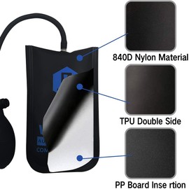 Laurraine Air Wedge Bag Kit,Air Wedge Bag Pump, 3 Pack Commercial Inflatable Air Wedge Pump Bag Tool, Professional Leveling Kit & Alignment Tool, Air Bag Tool for Variety of Jobs (3 PCS)