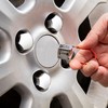 Wheel Bolt and Nut Caps Set, 21 Pieces, for 19