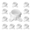 12 Packs PVC Flange for 1-1/2" PVC Pipe, Table Screw