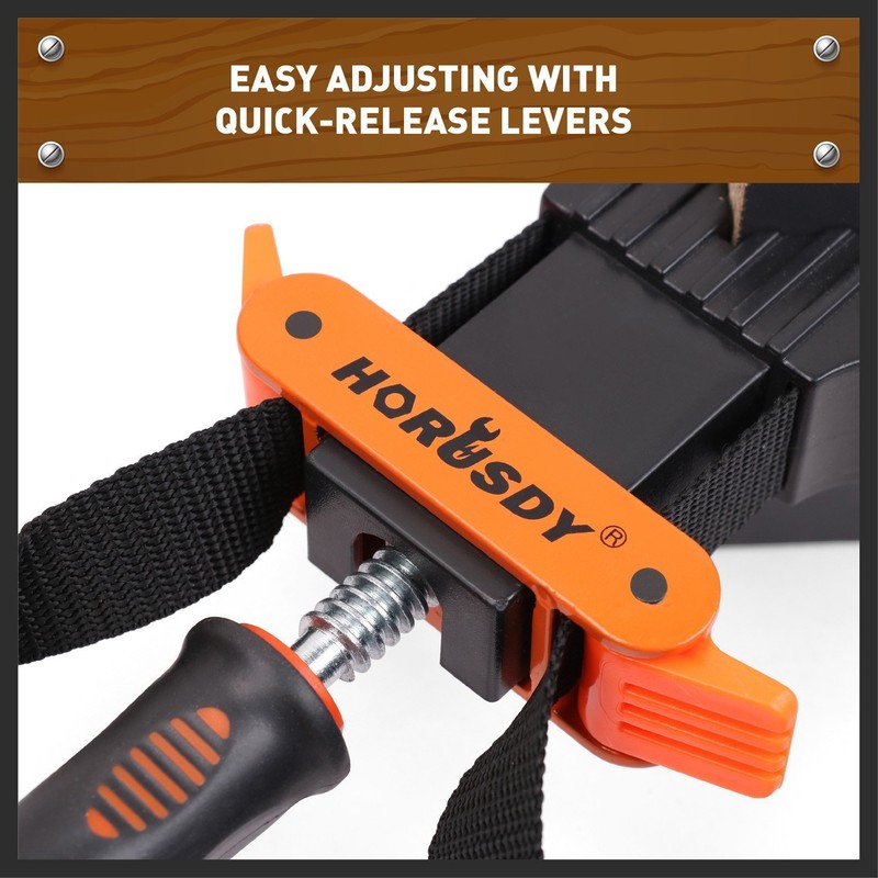 HORUSDY Band Clamp, Woodworking Frame Clamp Strap Holder for Picture