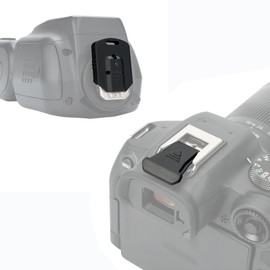 JJC Hot Shoe Cover with Flash Foot Connection Protective Cap Kit for Canon EOS R3 R5C R6II R7 R8 R10 R50 Keeps the Built-in Flash and Flash Base Protected from Dust and Stains