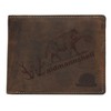 Greenburry Vintage Leather Wallet with "Waidmannsheil" Saying - 12 x