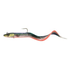 Savage Gear Conger EEL Ultimate Predator Bait, Multiple Colours, 50 g - 200 g, Sea Bait, Halibut Bait, Rubber Fish, Jig Bait (Firebelly, 50 g)