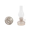 Vermont Lanterns Brass Mini Small Oil Lamp 6.5" (Nickel Chrome)