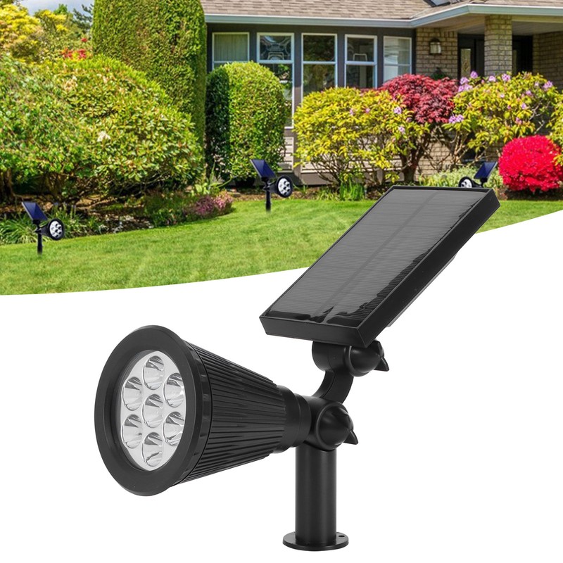 7LED Solar Light Intelligent Outdoor Garden Spotlight Lawn Lamp Landscape