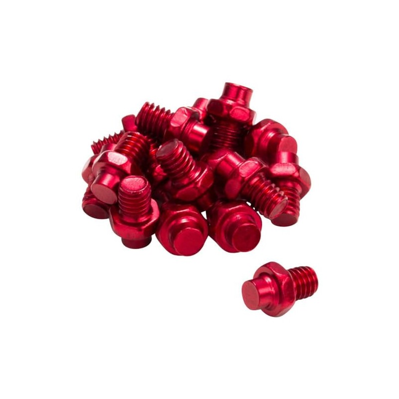 Reverse Escape Pedal Pin Set Aluminium Red