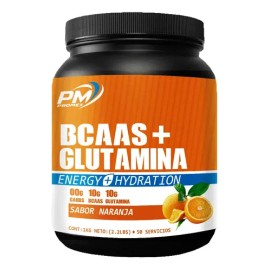 Aminoácidos Bcaas  Glutamina Promex 1kg Sabores Naranja                                                                                               
