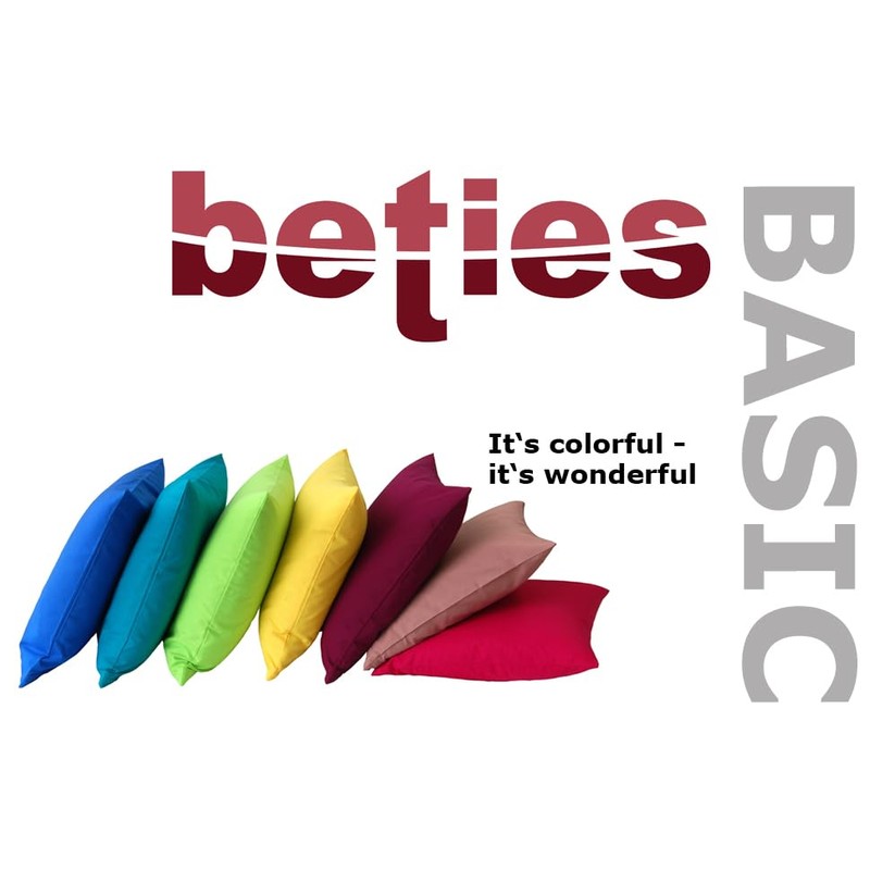 beties Basic Bolster Cover Approx. 15 x 40 cm Cushion