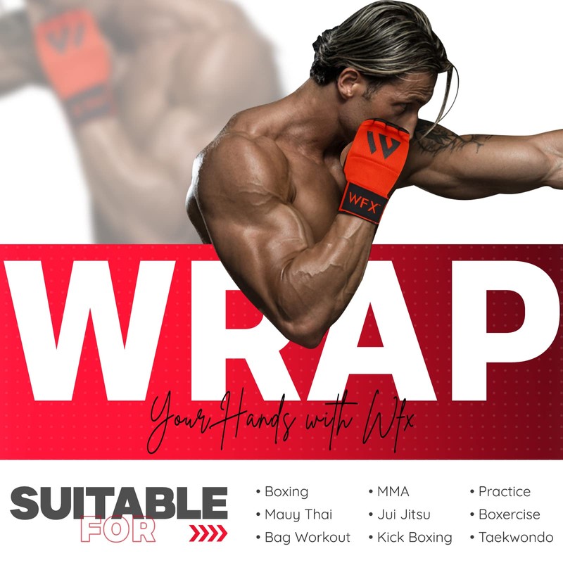Boxing Hand Wraps Punch Bag Men Women Gel Inner Gloves