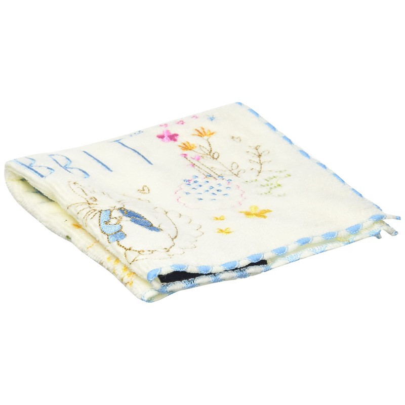 Marushin 5605004900 Hand Towel, Peter Rabbit 9.8 x 9.8 inches