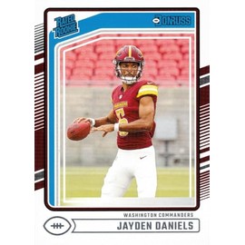 2024 Panini Donruss Football #389 Jayden Daniels Rookie Card - Rated Rookie