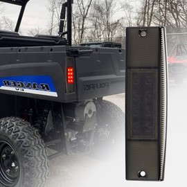 KICRY Ranger Rear Tail Light Compatible with Polaris Ranger 400 570 800 EFI MIDSIZE Red Replace OEM 2411450 (Smoke)