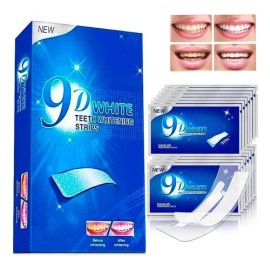 56 Tiras Blanqueadoras Dentales 9d White Higiene Bucal Alien