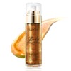 Shimmer Face And Body Oil,Silky Glow Body Glitter Cream Liquid