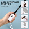 VALICLUD Automatic Opening Close, Transparent Pocket Umbrella, Easy to Carry,