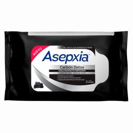 Asepxia Toallitas Carbón Détox Empaque Unidades
