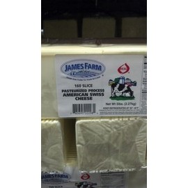 James Farm 160 Slice American Cheese 5 Lb.