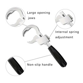 4 Pieces Sink Wrench Plumbing Wrench Faucet Bathroom Pipe Wrench Adjustable Double-Ended Wrench,Sink Wrench Faucet Tool,Adjustable Water Pipes Wrench,Toilet Faucets Repairs Wrench,Bathroom Wrench