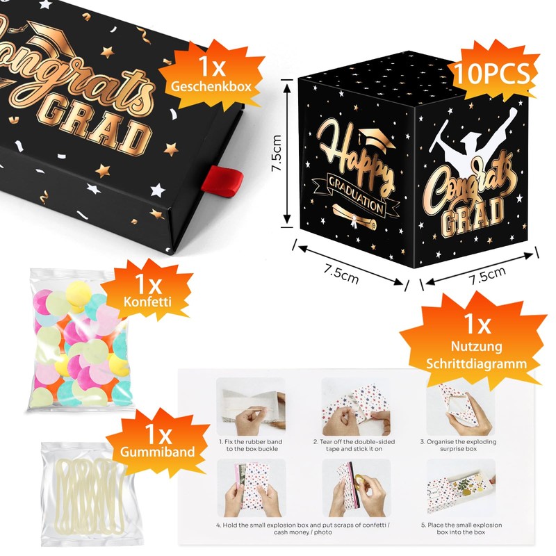 Giftota Graduation Gift Box - Black