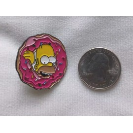 "The Simpsons" (Homer Donut) Metal Enamel Pin "Brand New".