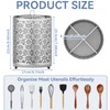 YIUKEA Extra Large Utensil Holder - 360° Rotating Cooking Utensils