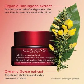 Skincare Bundle Clarins Super Restorative Night Cream  Seru                                                                                           