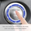 Gasedin Gasedin 2 PCS Car Engine Start Stop Decoration Ring,