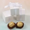 COTOPHER 100pcs Wedding Favor Boxes, Paper Gift Boxes 3x3x3 Inches
