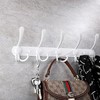GlazieVault White Coat Hooks for Wall - Stainless Steel Coat