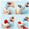 3pcs 4 in 1 Bottle Cleaning Brush Set, Multipurpose Cup