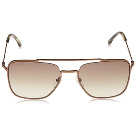 Lacoste Men's L105SND Aviator Sunglasses, Bronze/Gradient Khaki, 55 mm