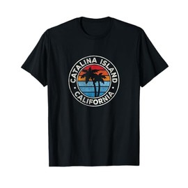 Catalina Island California CA Vintage Graphic Retro 70s T-Shirt