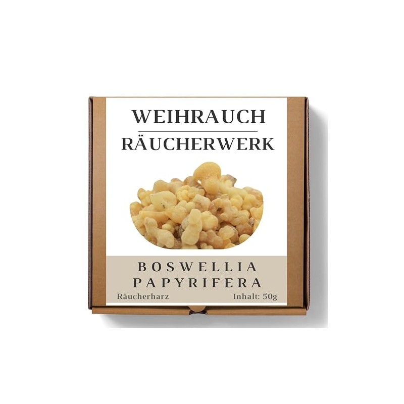 JEEBUTY Boswellia Papyrifera Incense 50 g, Eritrea Olibanum 1st Choice,